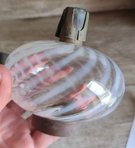 Ancien réservoir lampe - ancien, à