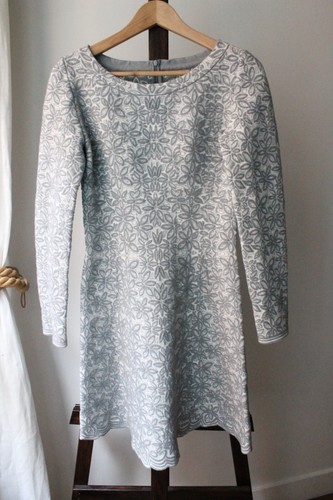 Alaïa robe blanche motifs - à,