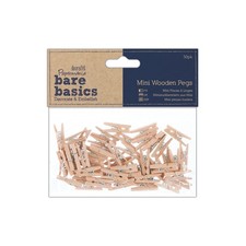 Mini Piquets en Bois 50PK
