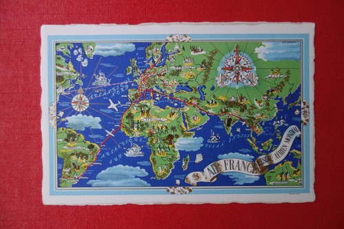 Carte postale air - air,