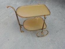 1970′ Bar Roulant en Bronze