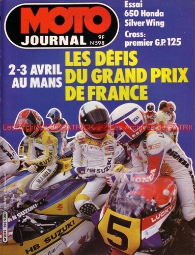 Moto journal 598 - 598, gl