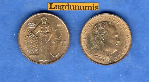 Monaco centimes 1978 rainier - centimes,