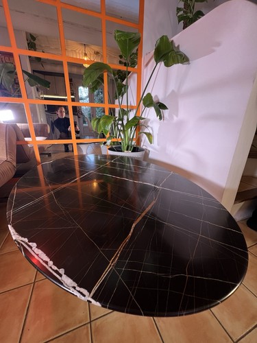 Table basse ovale knoll - basse,