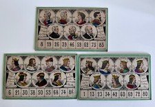 3 cartes de loto Narçon