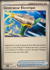 Carte Pokémon Générateur Electrique 170/198 REVERSE SV1 Ecarlate & Violet NEUVE