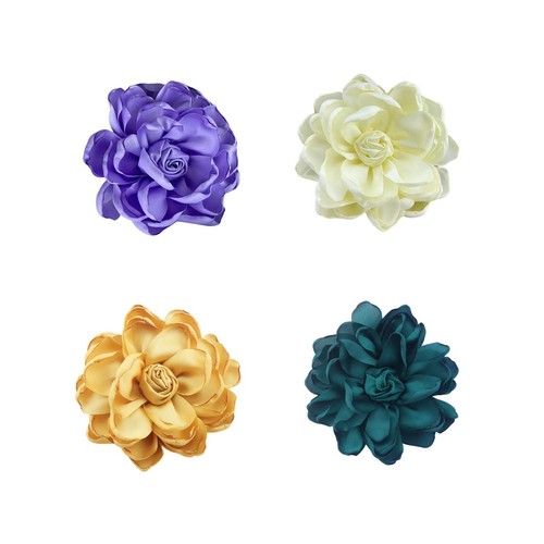 Broche fleur tissu - broche,