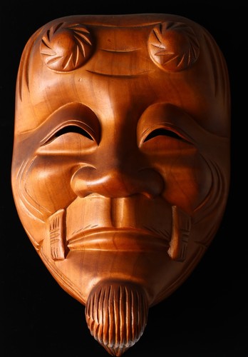 Ancien masque japonais vintage