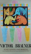Victor Brauner Affiche exposition 1972 Musée national d'art moderne exhibition 