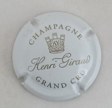 capsule champagne GIRAUD henry n°7 blanc et or