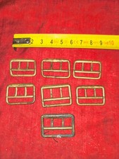 7 boucles laiton pour