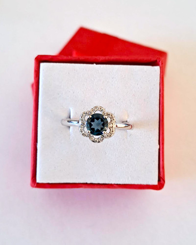 Bague topaze blue - , london