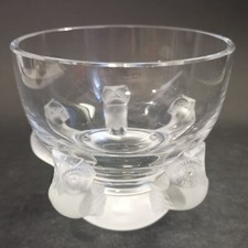 LALIQUE, Vase en cristal, en