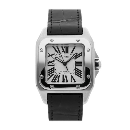 Cartier santos 100 steel auto - 100,