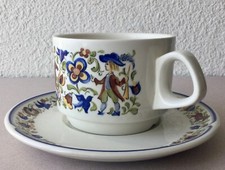 TASSE et SOUCOUPE de VILLEROY & BOCH modèle TROUBADOUR