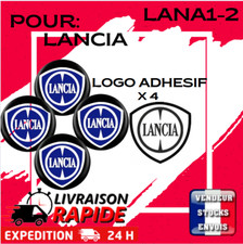 4 Logo emblème Clé clef pour LANCIA 14 MM