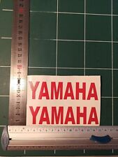 Stickers autocollants Yamaha 125 dtmx  "rouge"  (La paire)