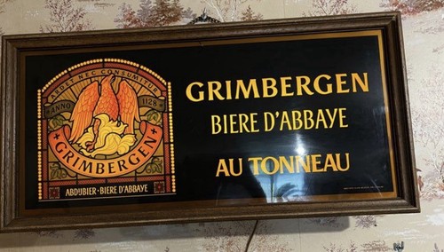 Enseigne lumineuse grimbergen - enseigne,