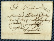 Lettre de SOUBISE (Saintonge) - 1778 / cote 700€ - Ind.21 Pothion-Baudot