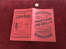 ancien catalogue brochure