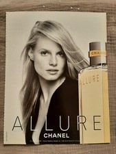 Publicité papier Parfum. Perfume Ad Chanel Allure de 2001