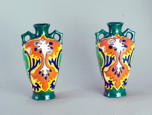 Superbe paire vase céramique - superbe,