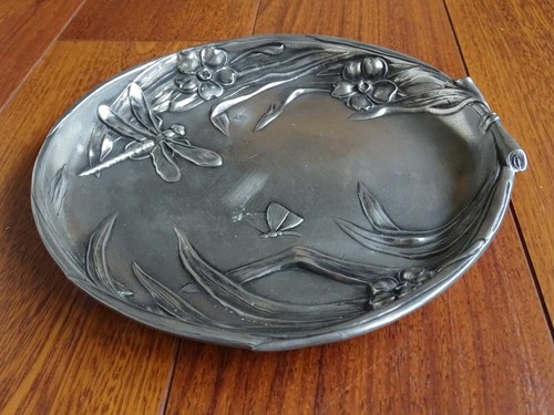 Ancien plat etain - 1, en