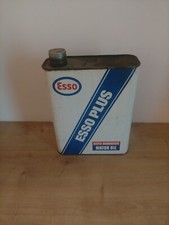 Ancien bidon d'huile esso plus