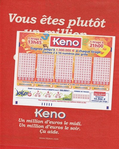 Lot keno française - française, jeux