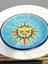 Vide-Poche Émaux de Longwy Publicitaire “BICI” - Rose des Vents & Caducée 