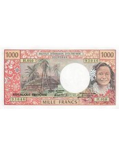 Tahiti 1000 Francs -