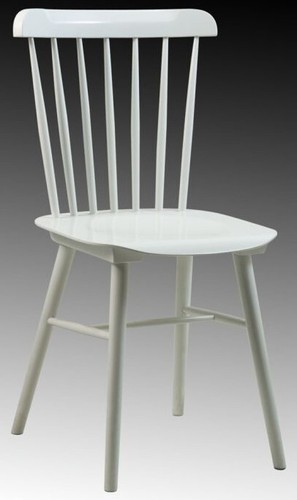 Lot chaises bois laqué - 19,