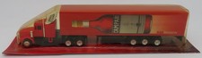 GRELL HO 1/87 CAMION TRUCK KENWORTH W900 FLAT TOP SZ CAMPARI RED PASSION BOX