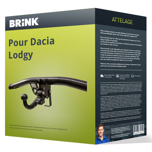 Attelage pour dacia - pour, type