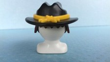 PLAYMOBIL Western - *Stetson noir bande jaune pour soldats officiers nordistes