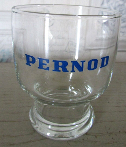 Verre pernod large - pernod, bleu