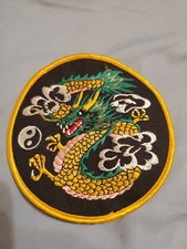 Yellow Dragon On Black