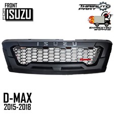 GRILLE DE CALANDRE NOIR MAT LOGO CHROME LED JAUNE POUR ISUZU DMAX D-MAX UTE 2...