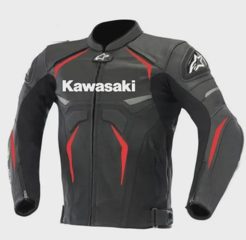 Veste cuir kawasaki - veste,