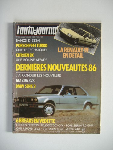 Auto journal 1984 porsche - journal, 16-1984