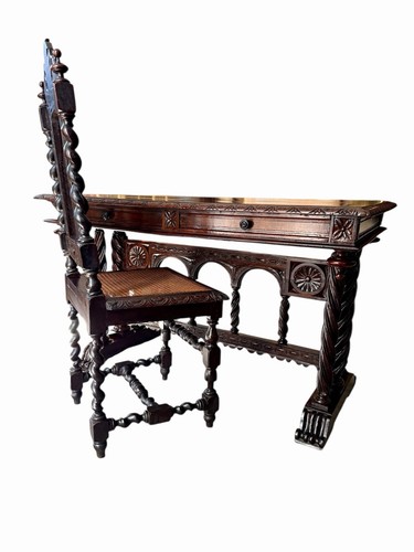 Bureau avec chaise style - chaise,