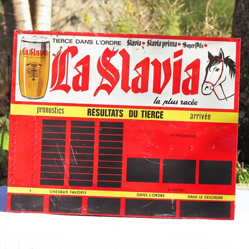 Ancienne plaque publicitaire