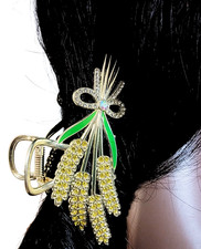 Pince à Cheveux Broche Dorée