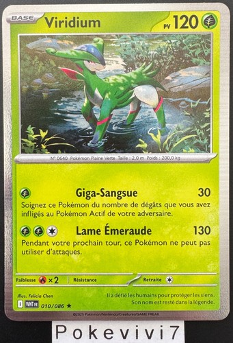 Carte pokemon viridium 010 - pokemon,