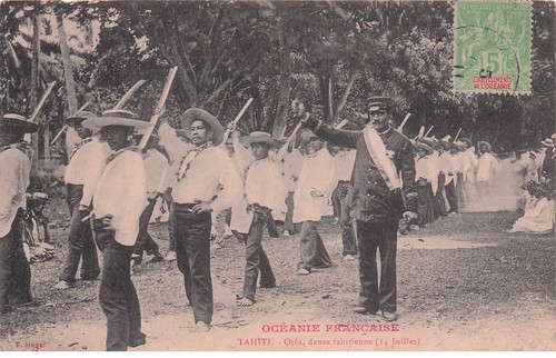 Oceanie tahiti otéa danse - tahiti,