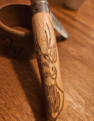 Couteau opinel manche - n8, bois