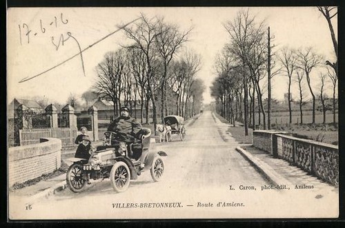 Carte postale auto - de, dion