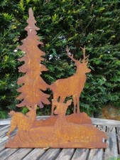 Porte-bougie en rouille noble