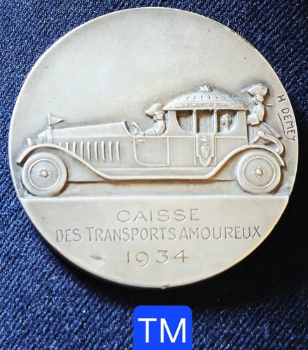 Art déco belle médaille - art,