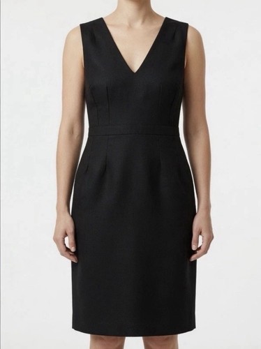 Robe lin noire avec - lin,